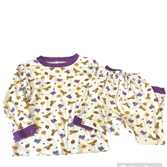 La Luna Other - La Luna LSU Tigers Pima Cotton Pajamas Size 6